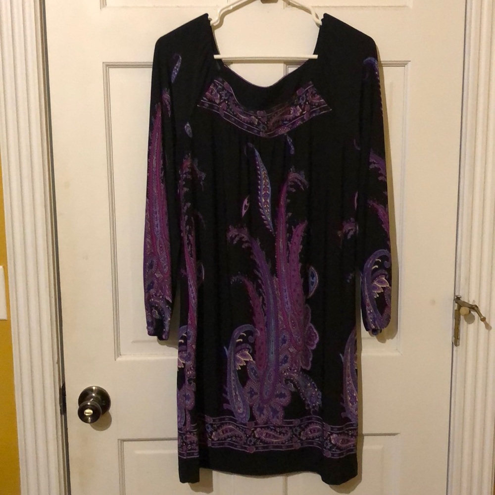 Boat neck dress
